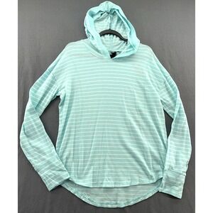Ocean + Coast Hoodie Womens Sz M Green Long Sleeve Performance Fishing Pullover